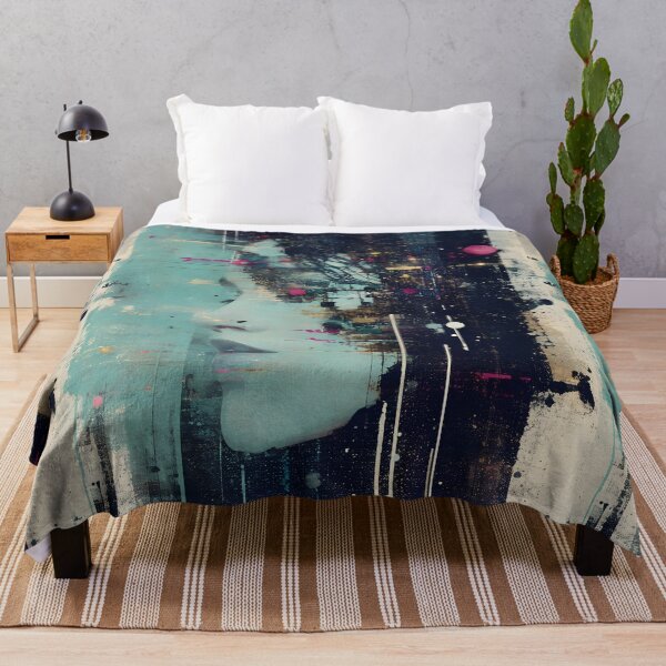Item preview, Turquoise Reflection – Abstract designed and sold by nhk999.