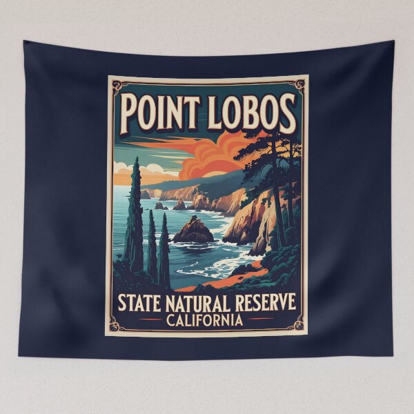 Item preview, Point Lobos State Natural Reserve - California designed and sold by GoodOldVintage.