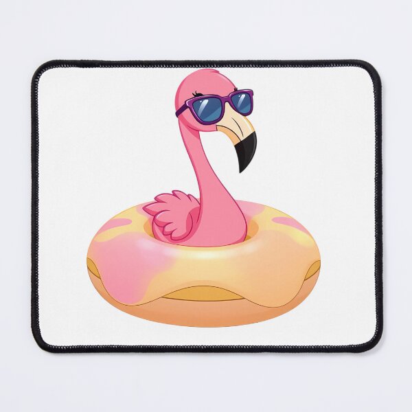 Item preview, Cool Flamingo in Donut Float – Summer Vibes designed and sold by DaniArtDesign81.
