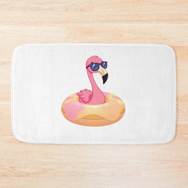 Item preview, Cool Flamingo in Donut Float – Summer Vibes designed and sold by DaniArtDesign81.