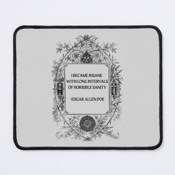 Item preview, Edgar Allen Poe - 'I became insane' designed and sold by SierraLynnx97.