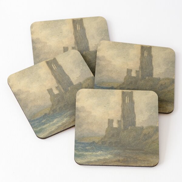 Item preview, Original watercolour of the Ruins of Kinsea Church, East Yorkshire, by the Misty Sea 1800 designed and sold by Roland Keates aka Lost Histories .