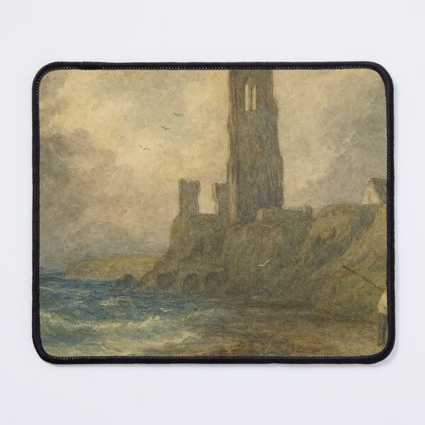 Item preview, Original watercolour of the Ruins of Kinsea Church, East Yorkshire, by the Misty Sea 1800 designed and sold by Roland Keates aka Lost Histories .