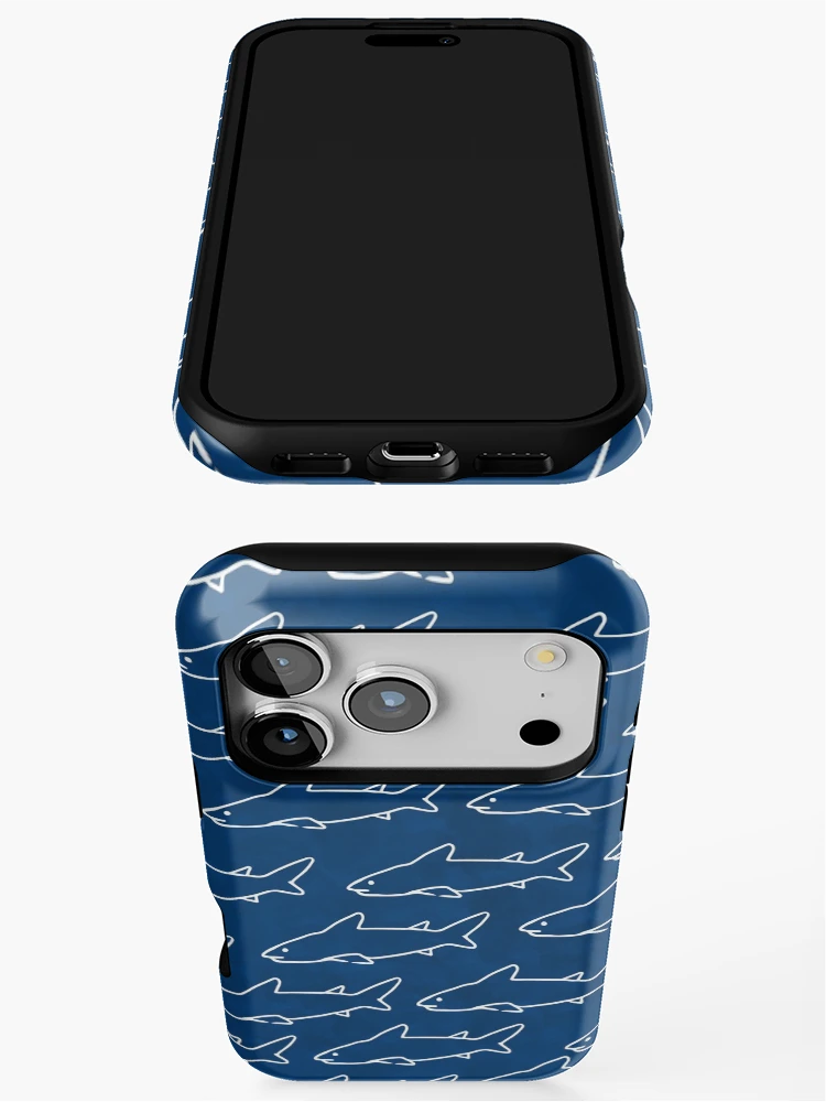 Thumbnail 3 of 4, iPhone Case, Shark Week designed and sold by MathisDesigns.