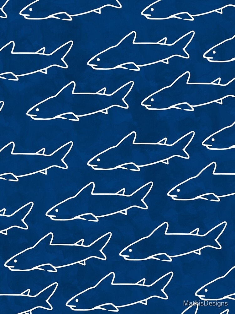 Thumbnail 5 of 5, A-Line Dress, Shark Week designed and sold by MathisDesigns.