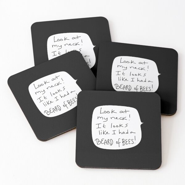 Item preview, Look at My Neck – Jerry’s Beard of Bees Quote in Speech Bubble Style designed and sold by from here 2 mars.