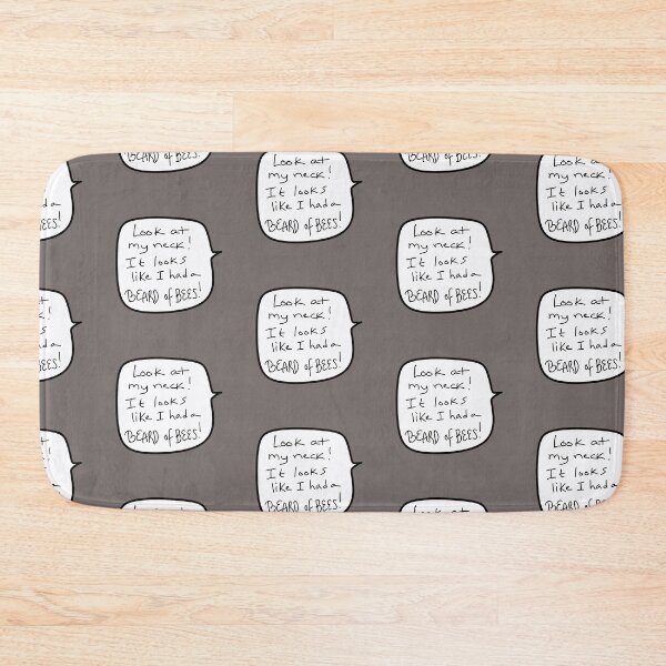 Item preview, Look at My Neck – Jerry’s Beard of Bees Quote in Speech Bubble Style designed and sold by from here 2 mars.