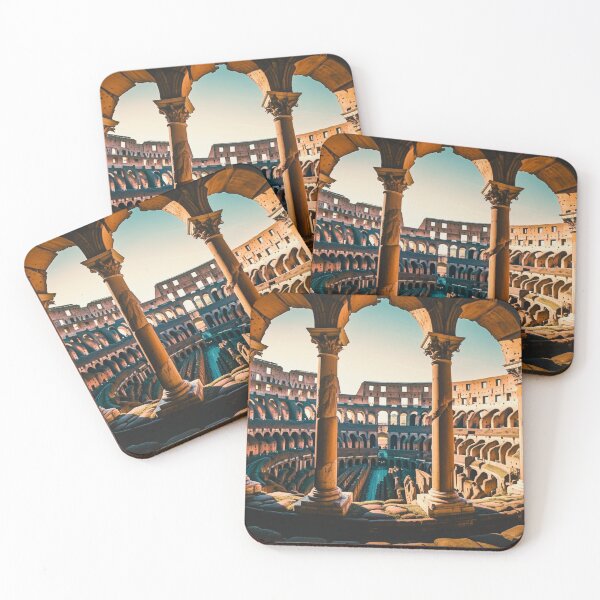 Item preview, A Cinematic Photograph of the Colosseum in Rome, Italy designed and sold by branaghbel.