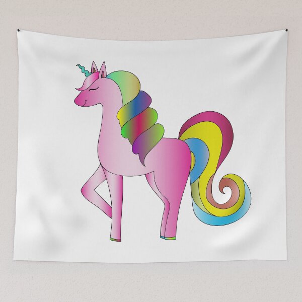 Artikelvorschau, Fantasie-Regenbogen-Einhorn entworfen und verkauft von CONTRAPINK.