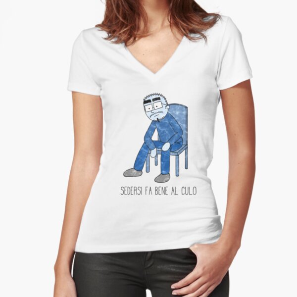 Fitted V-Neck T-Shirt