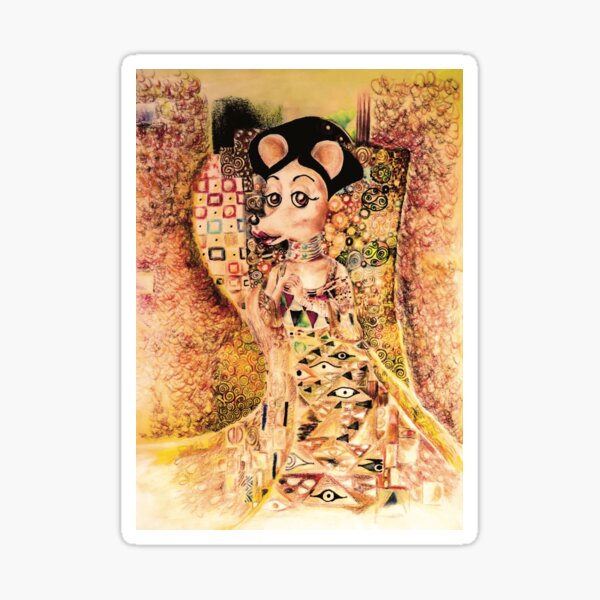 Aperçu de l'œuvre Portrait d'Adèle souris créée et vendue par LamuseeJeux.