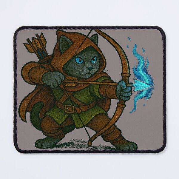Item preview, Archer Cat Battlemage Battlecats designed and sold by KozyAuraTees.