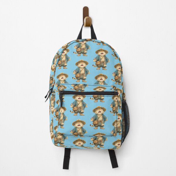Item preview, Title: "Wanderer's Joy – Cartoon Leopard Explorer" designed and sold by MYTHIC PEEL STICKERS.
