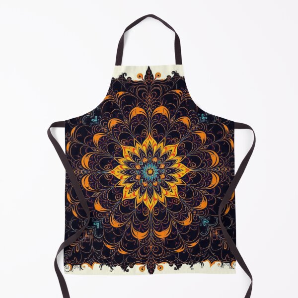 Item preview, Twilight Ember – Ornate Mandala Art in Fiery Autumn Hues designed and sold by Harmonic_Layers.