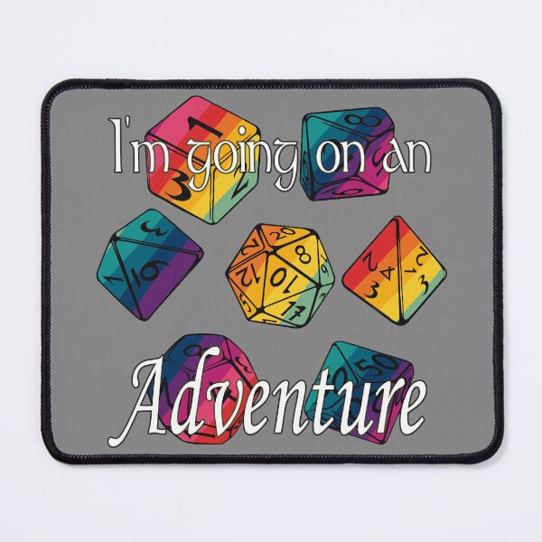 Item preview, I'm Going on an Adventure Rainbow Body Dice designed and sold by Ivorycrow.