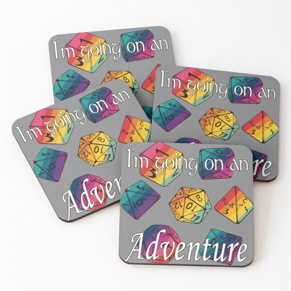 Item preview, I'm Going on an Adventure Rainbow Body Dice designed and sold by Ivorycrow.