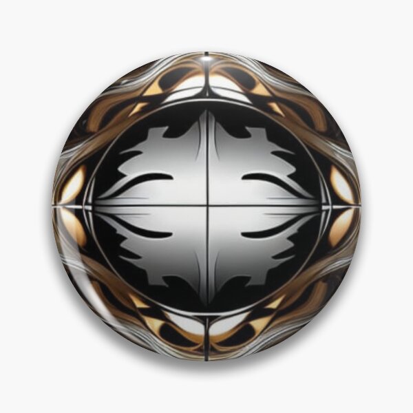 Item preview, Symmetrical Orb with Chrome & Bronze Tones designed and sold by Harmonic_Layers.