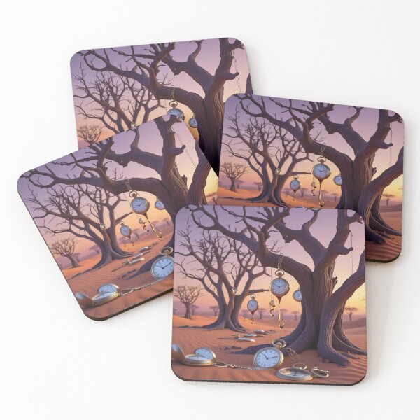 Item preview, Surreal Trees with Melting Clocks designed and sold by Rue Design Company.