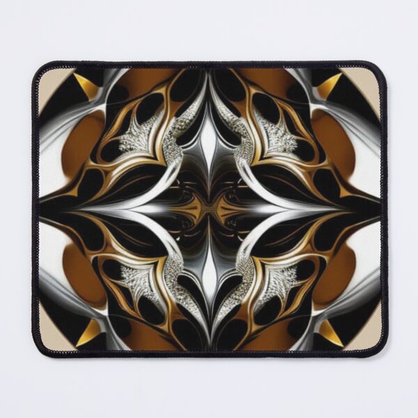 Item preview, Monochrome Elegance – Abstract Circular Design designed and sold by Harmonic_Layers.