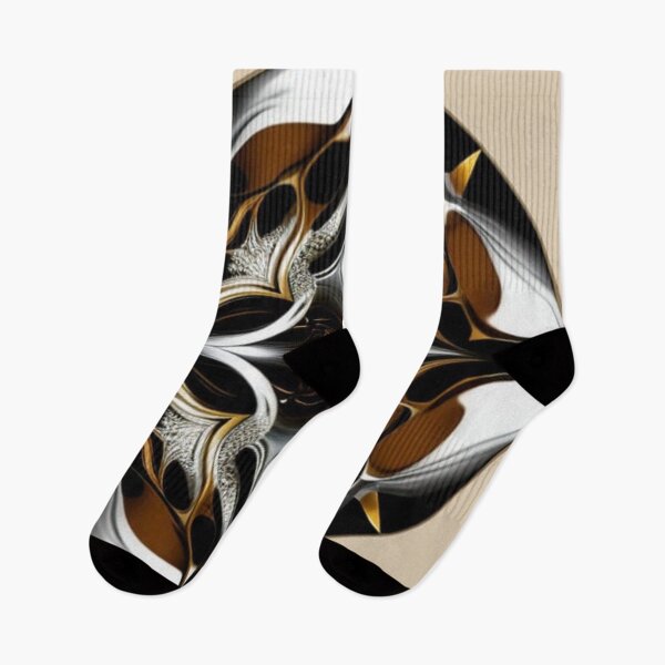 Item preview, Monochrome Elegance – Abstract Circular Design designed and sold by Harmonic_Layers.