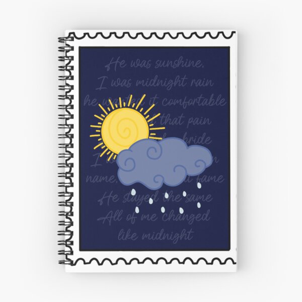 Item preview, Midnight Rain Stamp designed and sold by Rociosdesigns.