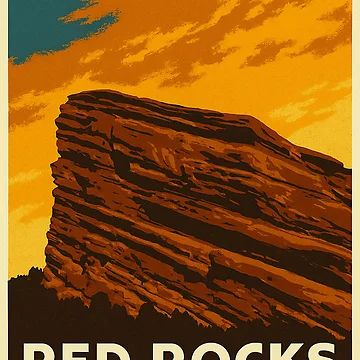 Artwork thumbnail, Red Rocks  by Broken Antler Designs 