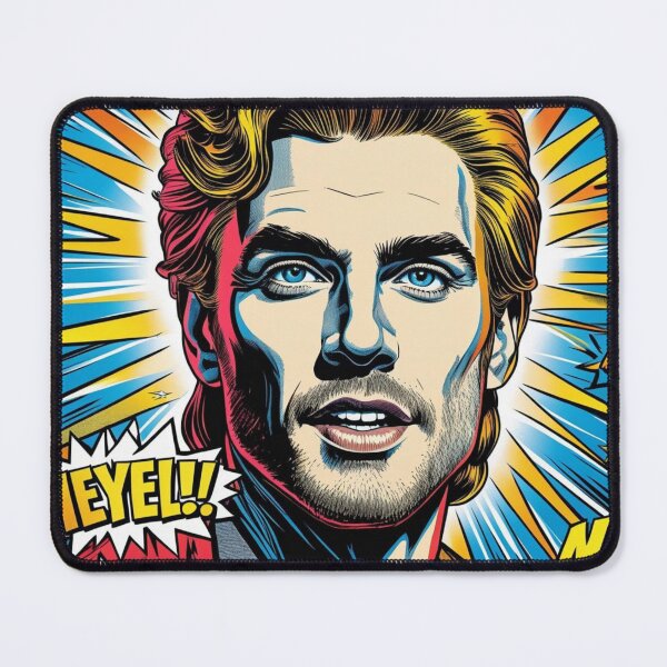 Item preview, Colorful Pop Art Styled Portrait designed and sold by Rue Market.