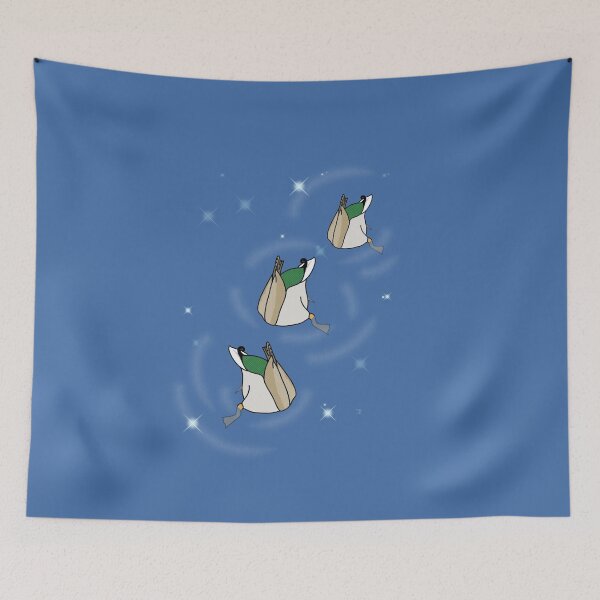 Item preview, Three Ducks Diving designed and sold by GemimaRosaArt.