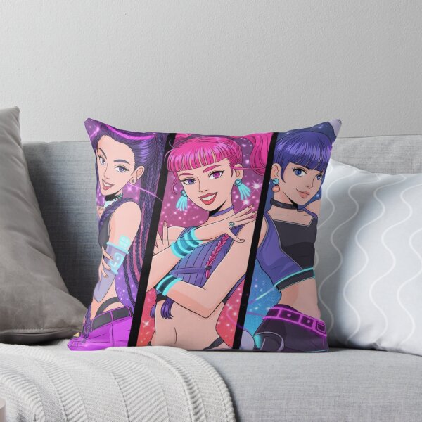 Item preview, K‑Pop Demon Hunters Anime Girl Group T‑Shirt – Cyberpunk Fantasy Idol Art designed and sold by Lekssify.