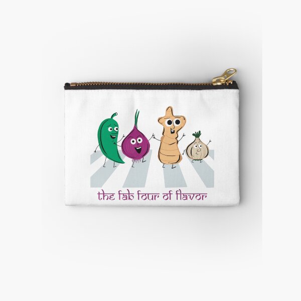 Item preview, Fab-Four-Of-Flavor | Abbey-Road Parody | Garlic Ginger Onion Chili designed and sold by geetasadashivan.