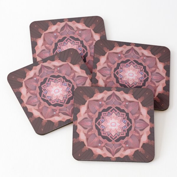Item preview, Delicate Pink Paper Layered Floral Mandala  designed and sold by Harmonic_Layers.