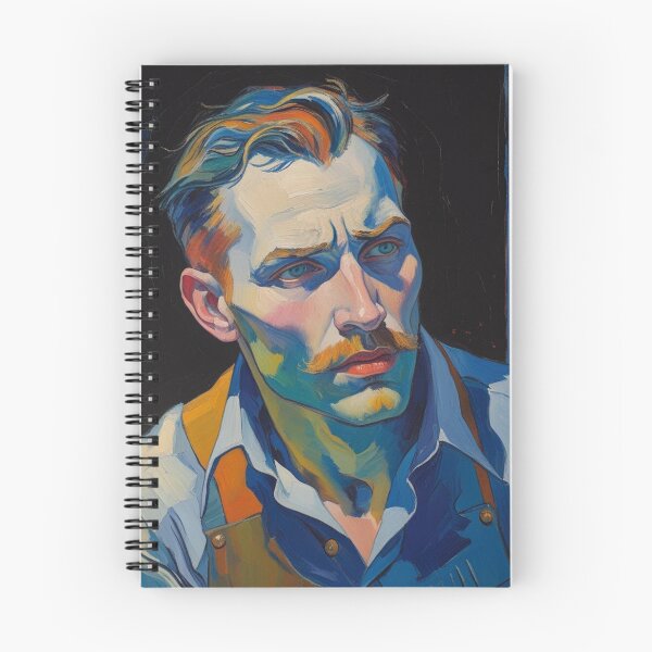 Item preview, Expressive Painted Male Portrait designed and sold by Rue Market.