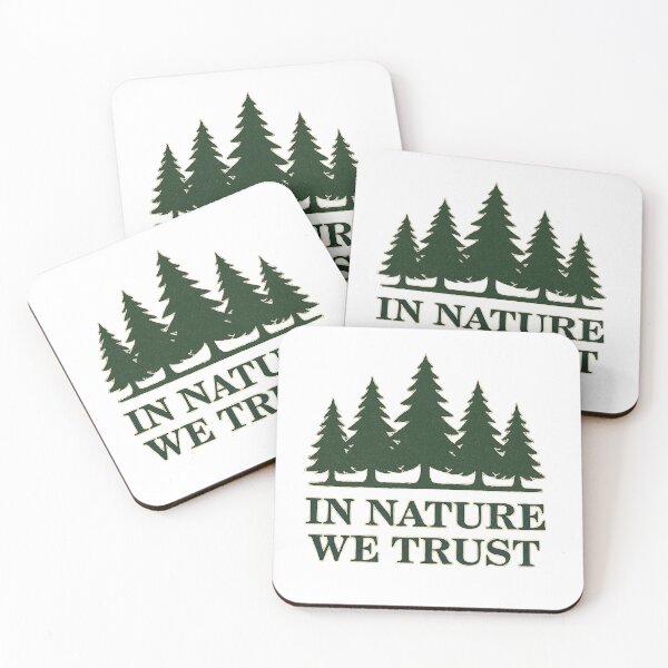 Item preview, In Nature We Trust Forest Tee – Eco-Friendly Hiking & Camping Shirt for Outdoor Enthusiasts designed and sold by Free Soul Designs.