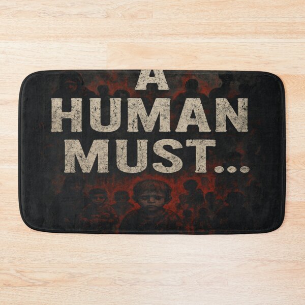 Item preview, A Human Must... – A Cry for Conscience designed and sold by JM Language Service.