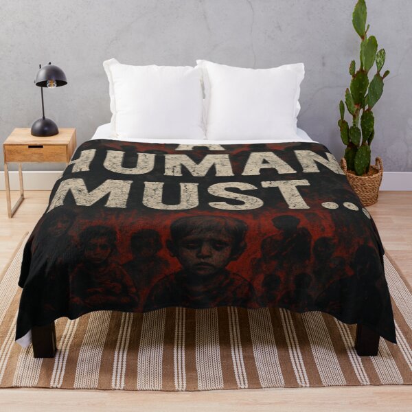 Item preview, A Human Must... – A Cry for Conscience designed and sold by JM Language Service.