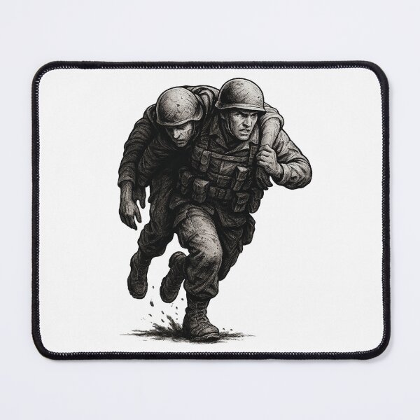 Item preview, Soldier Carrying Wounded designed and sold by FreeStyled.