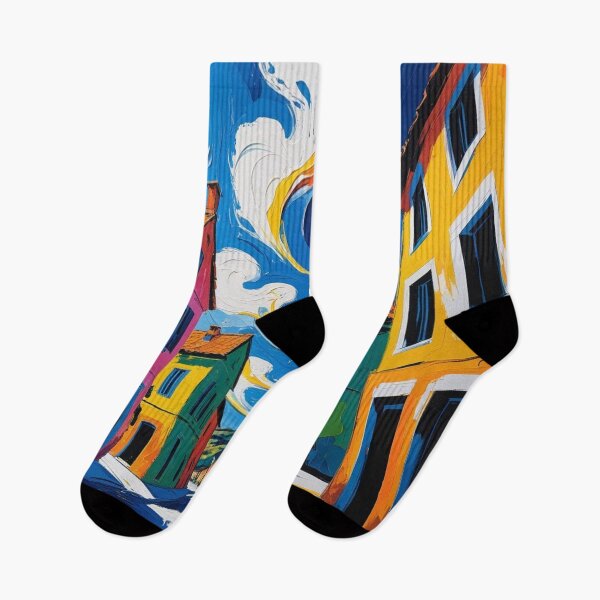 Item preview, Vivid Street With Dynamic Sky designed and sold by Rue Market.