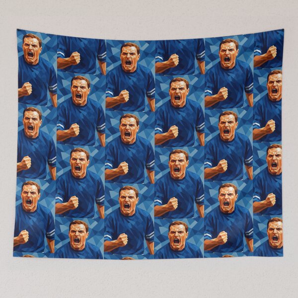 Item preview, Paul Gascoigne Rangers Football Legend Fan Art designed and sold by kakarikihill.
