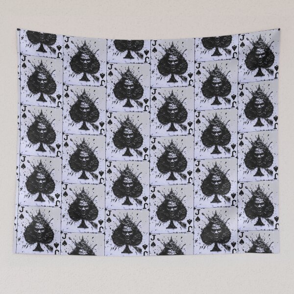 Item preview, The Knave of Spades - black and white design designed and sold by Doodle-Bloom.