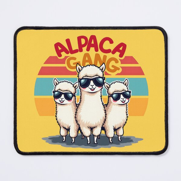 Item preview, Alpaca Gang retro cool designed and sold by Fab-Haven.