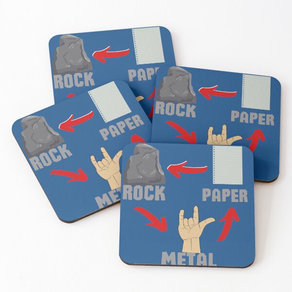 Item preview, Rock, paper scissors? No metal! designed and sold by PhoeniXDreamer.