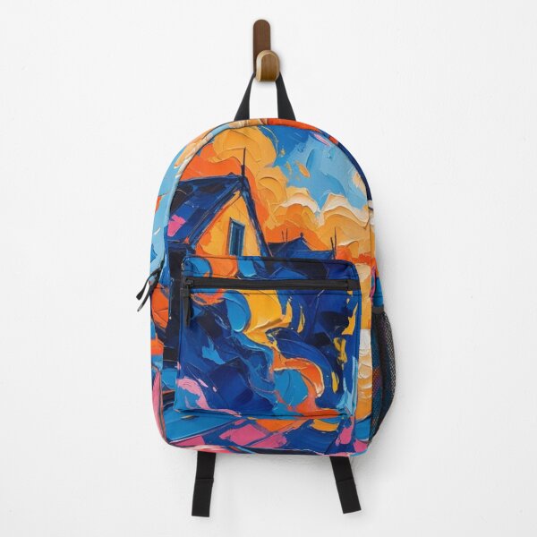 Item preview, Vibrant Abstract Urban Street Scene designed and sold by Rue Market.
