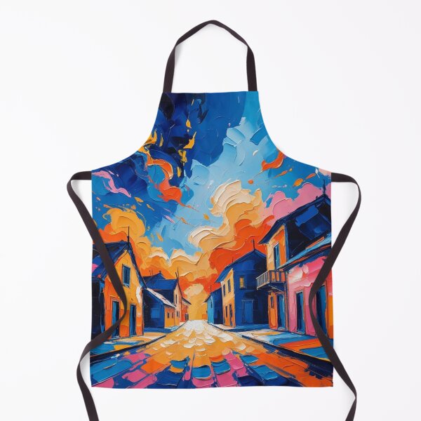 Item preview, Vibrant Abstract Urban Street Scene designed and sold by Rue Market.