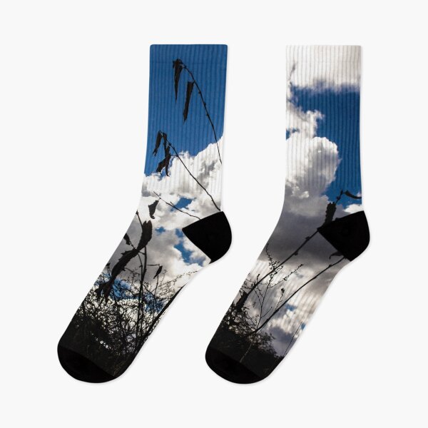 Item preview, dark plant field with bright blue cloudy sky  2 designed and sold by felipequeiroz.