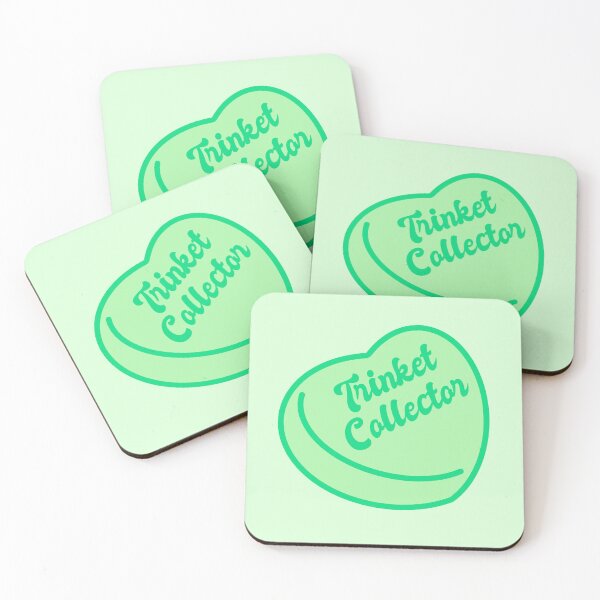 Item preview, Trinket Collector Green Candy Heart designed and sold by blottleink.