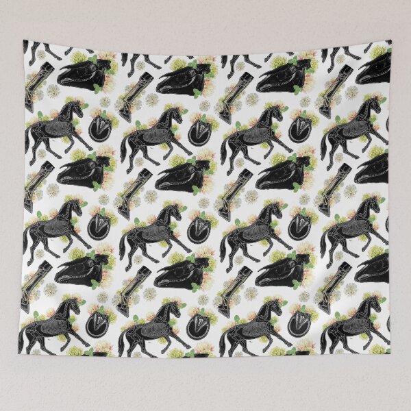 Item preview, Floral Horse Anatomy Pattern designed and sold by Dr. Leigh Designs.
