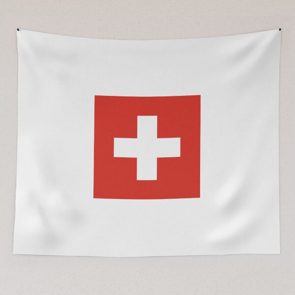 Item preview, switzerland flag designed and sold by designsbysamantha.
