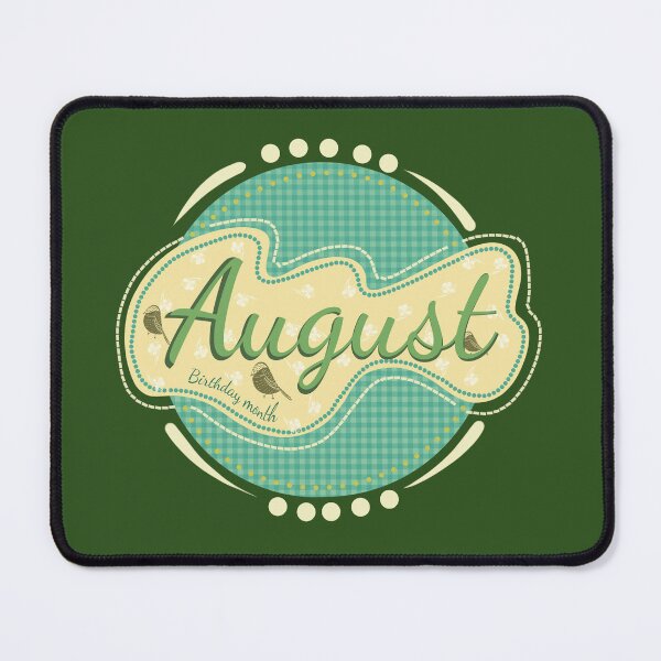 Item preview, August Baby – Cute Birthday Month Typography Art designed and sold by Creative_verse108.