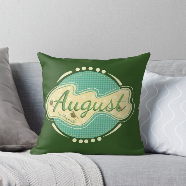 Item preview, August Baby – Cute Birthday Month Typography Art designed and sold by Creative_verse108.