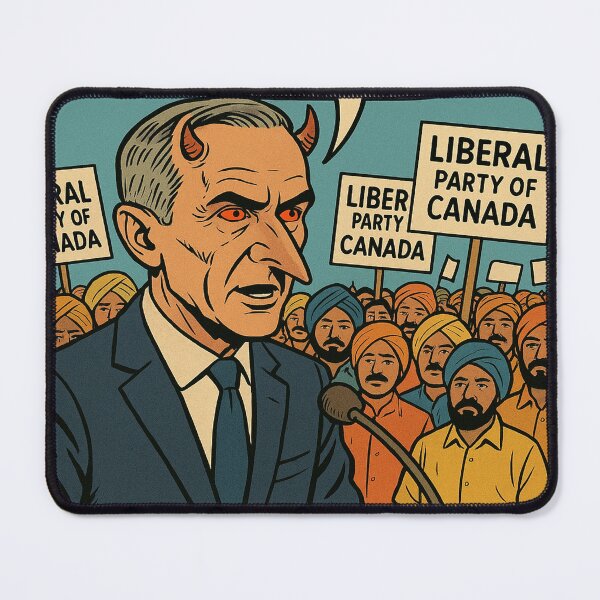 Artikelvorschau, Mark Carney Liberale Partei Kanadas entworfen und verkauft von Unfiltered Panels.